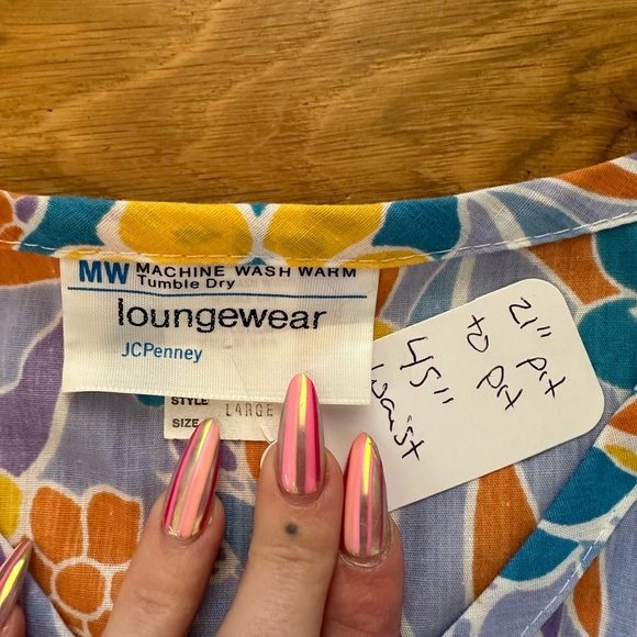 Vintage JCPenney house dress - Picture 6 of 6